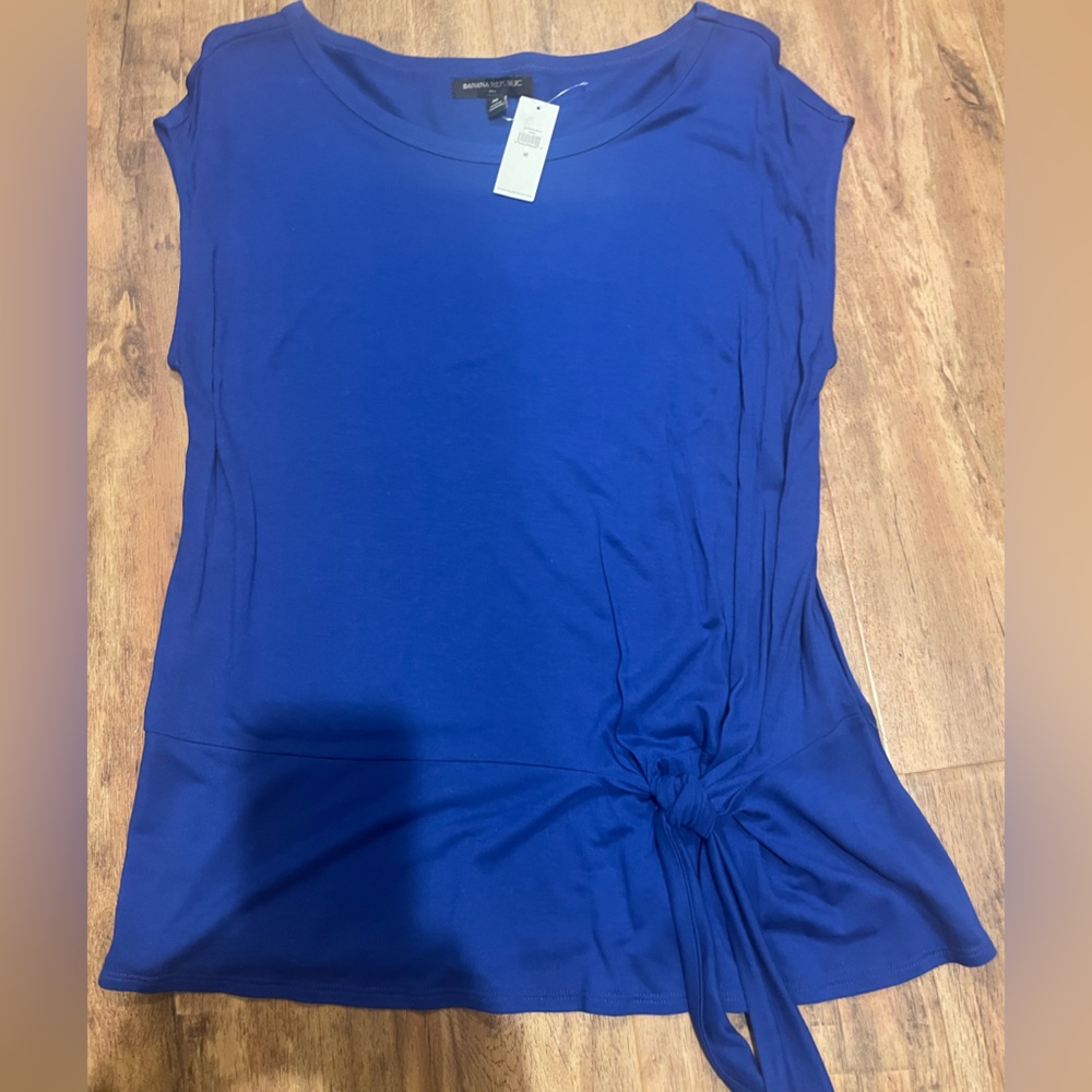 Royal Blue Banana Republic top